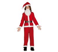 Costume in panno Babbo Natale Santa Claus bambino
