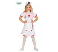 Costume Infermiera Croce Rossa Nurse Bambina Travestimento Carnevale Dottoressa