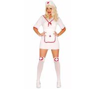 Costume infermiera sexy Carnevale Halloween abito vestito per adulti Donna S,M,L