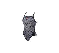 Costume intero arena femme crazy pop skulls superfly back nero multi