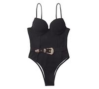 Costume Intero Bikini da Donna Pantaloni a Vita Alta con Fascia Rigida Accessori per Costumi da Bagno Sexy Costumi Interi Costume Intero con Petali