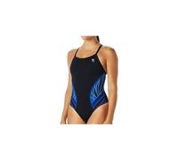 Costume intero da donna tyr phoenix diamondfit nero blu