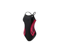 Costume intero da donna tyr phoenix diamondfit nero rosso