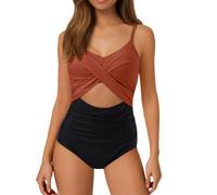 Costume Intero Dimagrante Costume Pancia Lusso Schiena Moda Surf Volant 4 Rapida Preformata Trasparente Brillantinato Gonna Fasce Semplice Stropicciato F Rinforzati Robuste