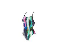 Costume intero donna arena vivid booster rosa nero