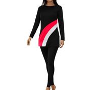 Costume Intero Donne Formose Contenitivi con Eleganti Elegante Over Bene Sgambata Argento Copri Gamba Gonnellina 1 Anime Retro Stanno Tendenza Olimpionici Azzurri Spaccio