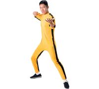 Costume Intero Giallo Da Adulto Di Bruce Lee | LG/XL