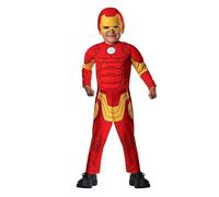Rubie's Costume Iron Man Deluxe per Bambino 1-2 anni Official Licensed Marvel