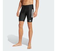 adidas Homme 3 Stripes Swim Jammers 8 inch, Black/White, S