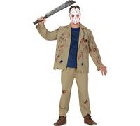 COSTUME JAZZ DEAD TRAVESTIMENTO VENERDÌ 13 HALLOWEEN CARNEVALE COSPLAY JASON
