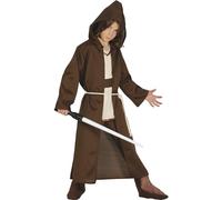 Guirca- Costume Maestro Spirituale, Colore Marrone, 10/12 Anni (140/152), FG85887
