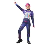 Costume Jumpsuit Tween Brite Bomber Di Fortnite Con Cappello E Accessori