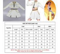 Costume K-Pop Demon Hunters Rumi Mira Zoey Cosplay Bambina Bambini 3-12 anni