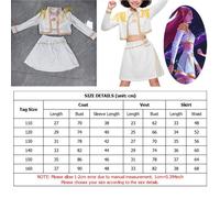Costume K-Pop Demon Hunters Rumi Mira Zoey Cosplay Bambina Bambini 3-12 anni