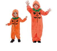 Costume kigurimi zucchetta halloween bambino