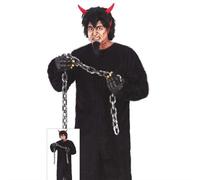 Costume Krampus demone ombra di Babbo Natale uomo