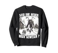 Costume Krampus Perchtenlauf Krampus Babbo Natale Cattivo Felpa