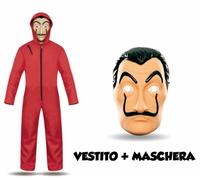 Costume La Casa di Carta più Maschera taglia L