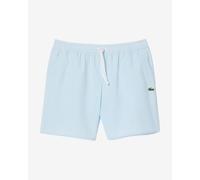 Costume Lacoste Mid Length Striped Textured azzurro chiaro - XL