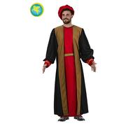 Costume Leonardo Da Vinci Vestito Adulto Travestimento Pegasus Made in Italy