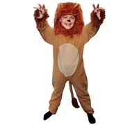 COSTUME LEONE PER BAMBINI. COSTUME DA LEONE CON CODA + CAPPUCCIO SEPARATO CON CRINIERA PER GIORNATA MONDIALE DEL LIBRO/SETTIMANA DEL LIBRO, HALLOWEEN, E COSTUME PERSONAGGIO TV E FILM (MEDIO)