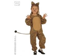 COSTUME LEOPARDINA GATTA BAMBINA 2/3 ANNI - 24/36 MESI