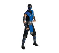 Costume Licenziato Deluxe Per Uomo Mortal Combat Subzero Da Festa Standard