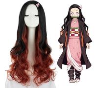 Costume lungo biondo riccio per donne ragazze costume realistico bambola e anime Halloween costume