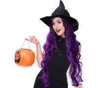 Costume lungo biondo riccio per donne ragazze costume realistico bambola e anime Halloween costume