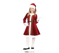 COSTUME MAMMA NATALE CARNEVALE VESTITO DELUXE BABBO DONNA BAMBINA CHRISTMAS