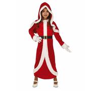 COSTUME MAMMA NATALE CARNEVALE VESTITO GUIRMA BABBO DONNA BAMBINA CHRISTMAS