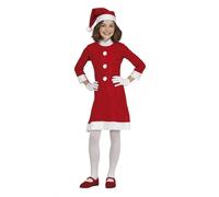 Costume mamma Natale Mrs Claus babba bambina