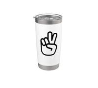 Costume Mano Pace Bicchiere termico in acciaio inox doppia parete