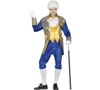 Costume marchese conte nobile veneziano blu taglia M