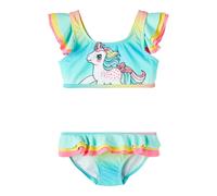 COSTUME MARE BIKINI UNICORNO 2 PEZZI BAMBINA RAGAZZA 2/8 ANNI - 13213877CELESTE