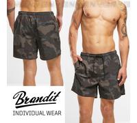 Costume Mare Boxer Uomo Bermuda BRANDIT SWIMSHOT BASIC Estivo Darkcamo Mimetico