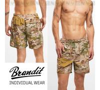 Costume Mare Boxer Uomo Bermuda BRANDIT SWIMSHOT BASIC TacticalCamo Mimetico