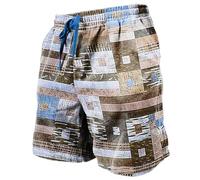 Costume Mare Uomo Estiva Leggeri Calzoncini Da Bagno Ad Asciugatura Rapida Con Taschino E Coulisse Costume Da Mare Lungo Pantaloncino Sportivo Piscina Spiaggia Shorts Sport Nuoto Costume Bermuda