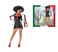 Costume mariachi donna vestito messicana ballerina festa carnevale party