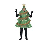 Costume mascotte Albero di Natale uomo donna abete natalizio taglia unica