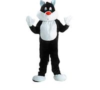 Costume mascotte GATTO testona staccabile