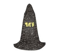 Costume matematico scolastico, Halloween, mantello con cappuccio, carnevale, mantello con cappuccio, costume di Halloween, Natale, cosplay