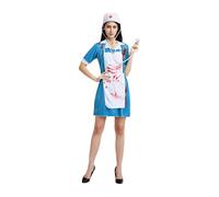 Costume medico Sanguinoso di Halloween - Costume Di Halloween Infermiera | Costumi E Forniture Cosplay Per Bambini, Ragazze, Giovani, Uomini E Donne