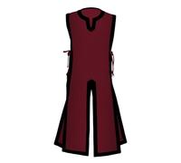 Costume Medievale per Cosplay, Gilet per Halloween, Outfit Retro per Uomini, Abbigliamento Storico a Tema, Perfetto per Ruoli ed Eventi, Stile Cavaliere