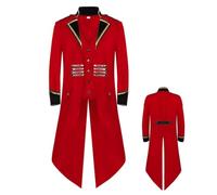 Costume medievale vintage gotico media lunghezza uniforme | Costume vittoriano steampunk di Halloween, per feste rinascimentali, feste rock, discoteca, matrimoni, spettacoli teatrali