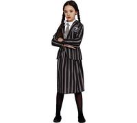 COSTUME MERCOLEDI ADDAMS STUDENTESSA GOTICA TAGLIA 7-9 ANNI