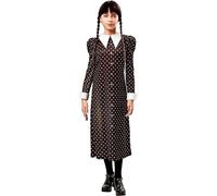 COSTUME Mercoledi Wednesday Addams CARNEVALE Divisa Scuola Halloween Rubie's 967