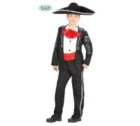 COSTUME MESSICANO CARNEVALE VESTITO BAMBINO GUIRCA UOMO MEXICO MARIACHI MESSICO