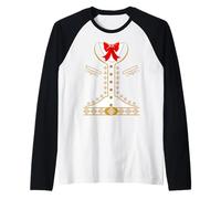Costume Messicano Mariachi Halloween Maglia con Maniche Raglan