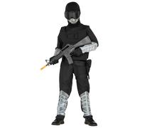 COSTUME MIMETICO SPECIAL FORCE SOLDATO MILITARE 8/10 ANNI